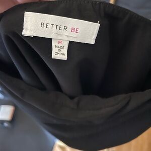 Better Be Pencil Crop Black Top